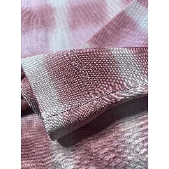 Marc By Marc Jacobs Women’s M Plaid Sweatshirt Blurred Gingham Piggy Pink - Picture 3 of 10